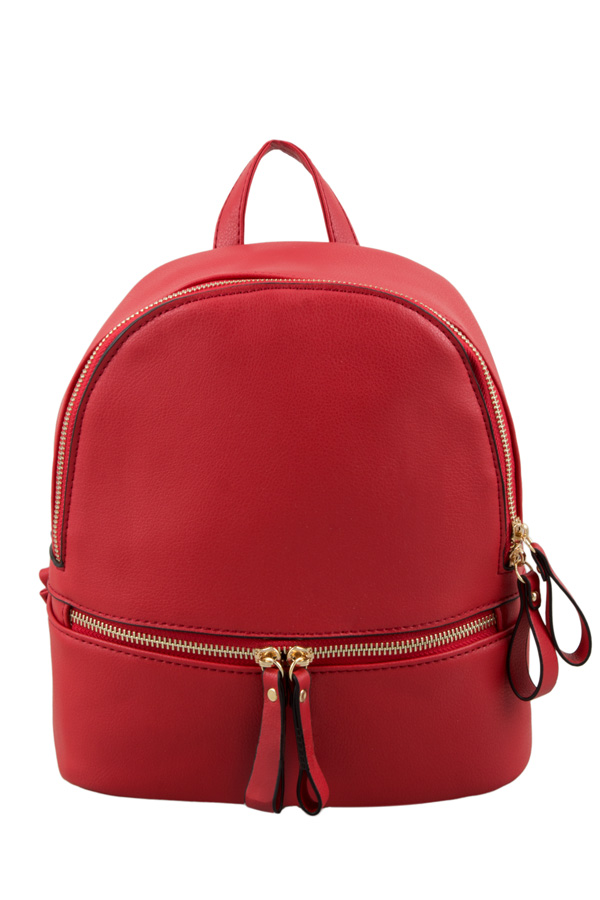Medium Size Fashion PU Backpack