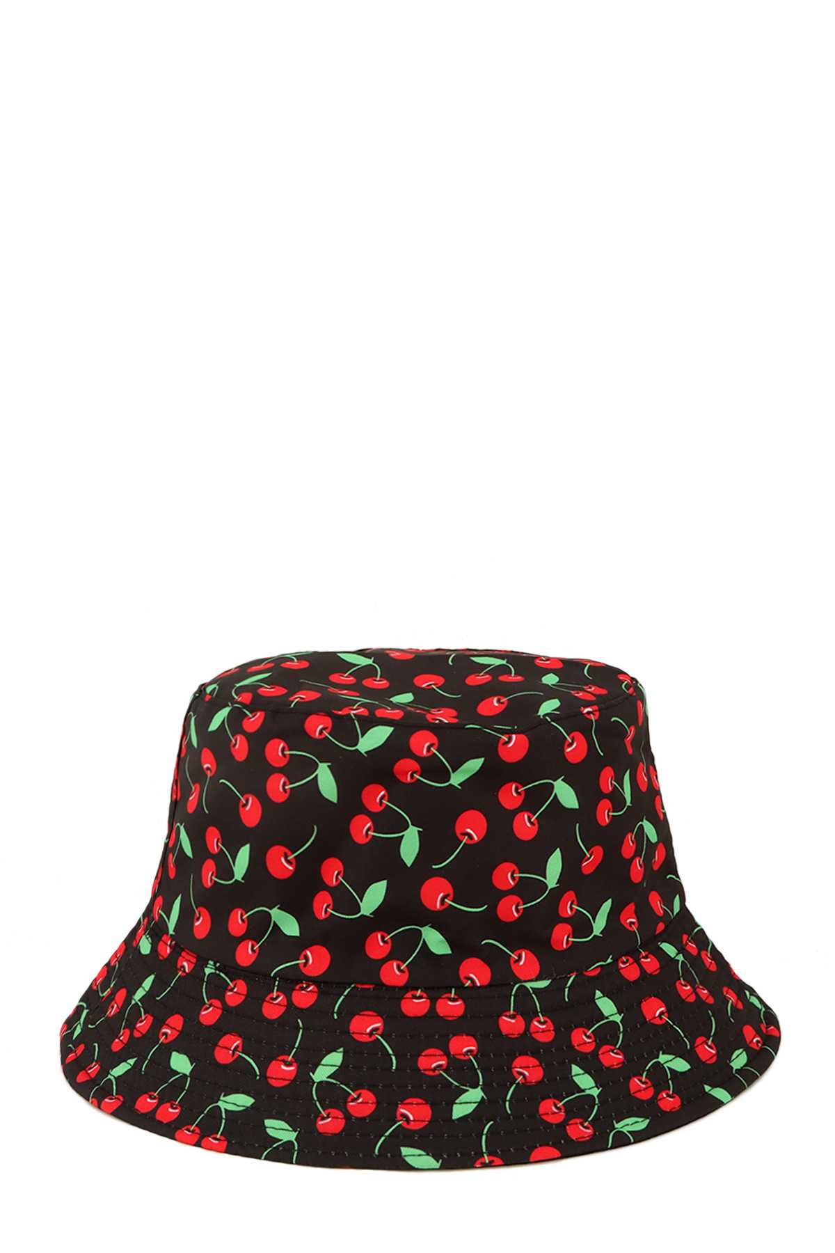 Cherry Print Bucket Hat